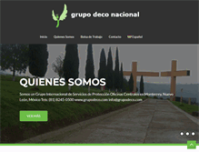 Tablet Screenshot of grupodeco.com